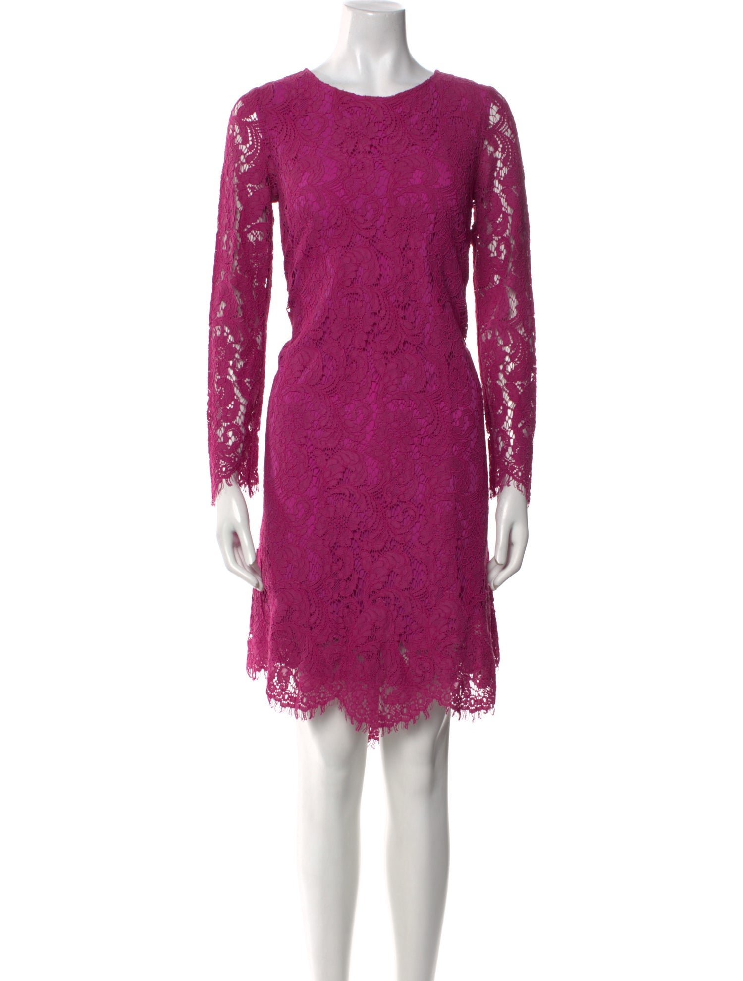 Adam Lippes Lace Pattern Knee-Length Dress