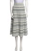 Adam Lippes Printed Midi Length Skirt