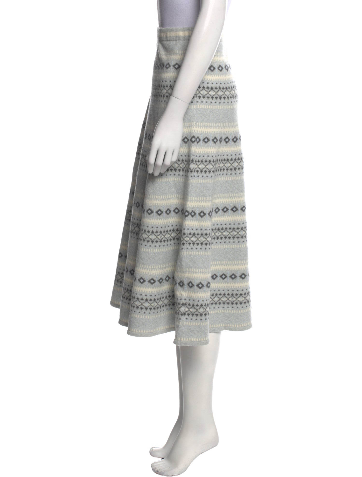 Adam Lippes Printed Midi Length Skirt