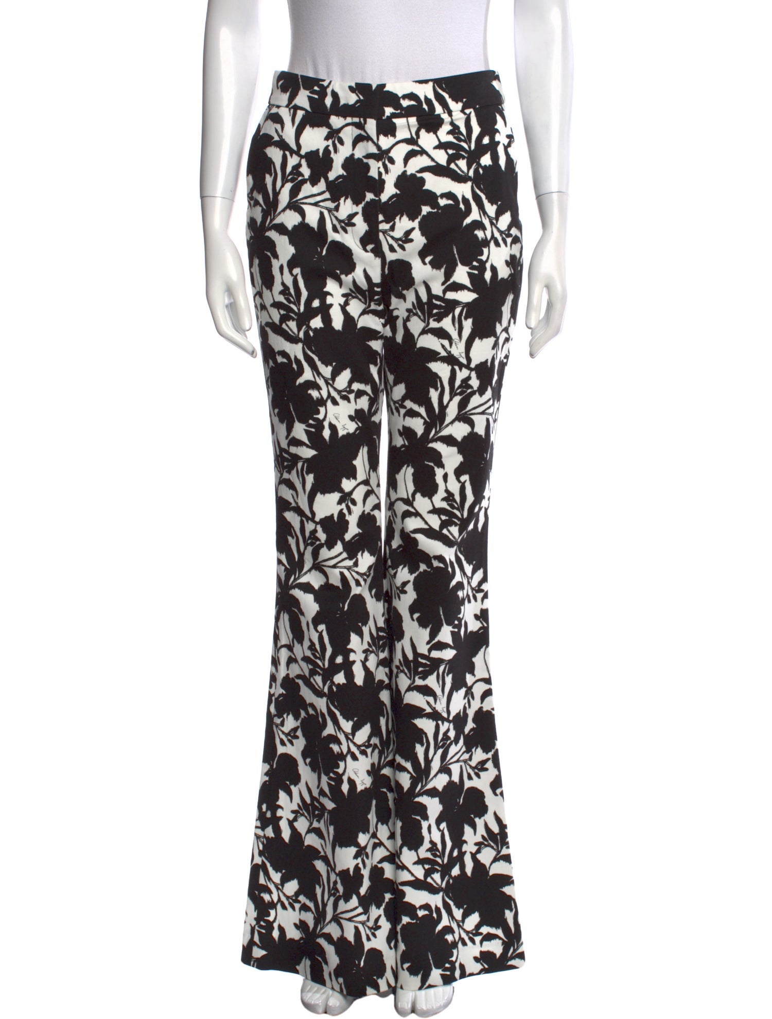 Adam Lippes Printed Wide Leg Pants