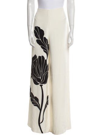 Adam Lippes Silk Wide Leg Pants