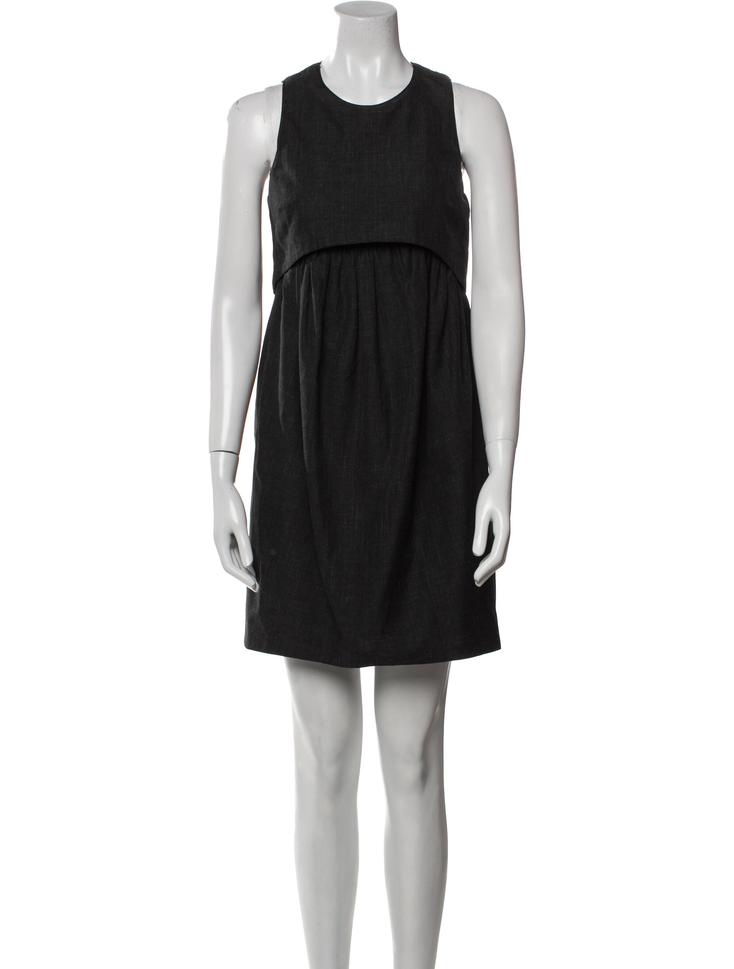 Adam Lippes Virgin Wool Mini Dress
