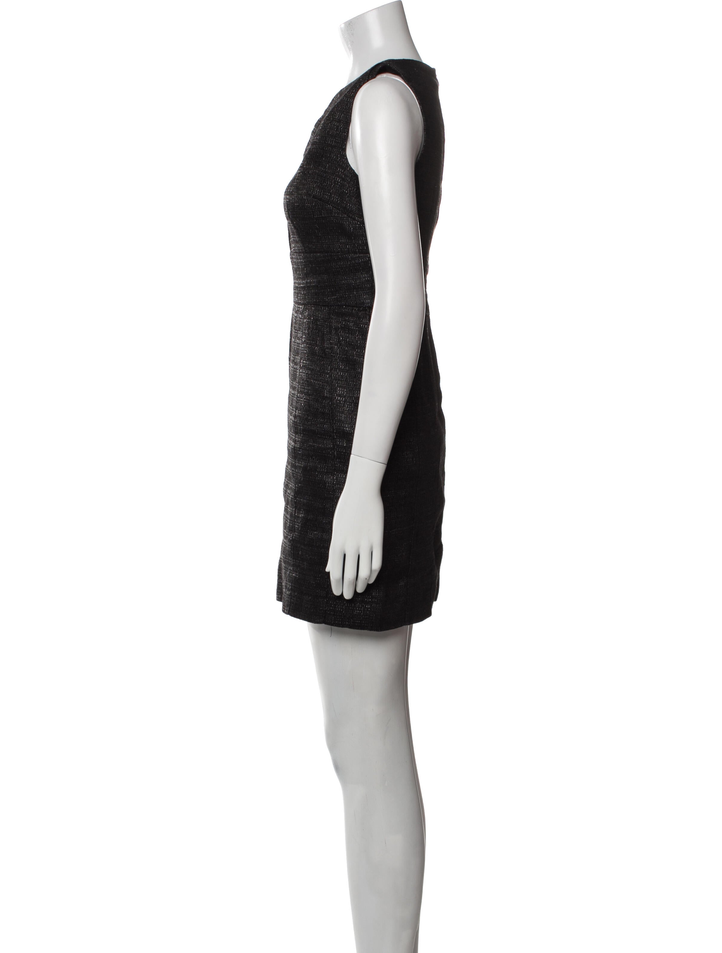Adam Lippes V-Neck Mini Dress