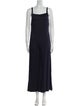 Adam Lippes Silk Square Neckline Jumpsuit