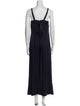 Adam Lippes Silk Square Neckline Jumpsuit