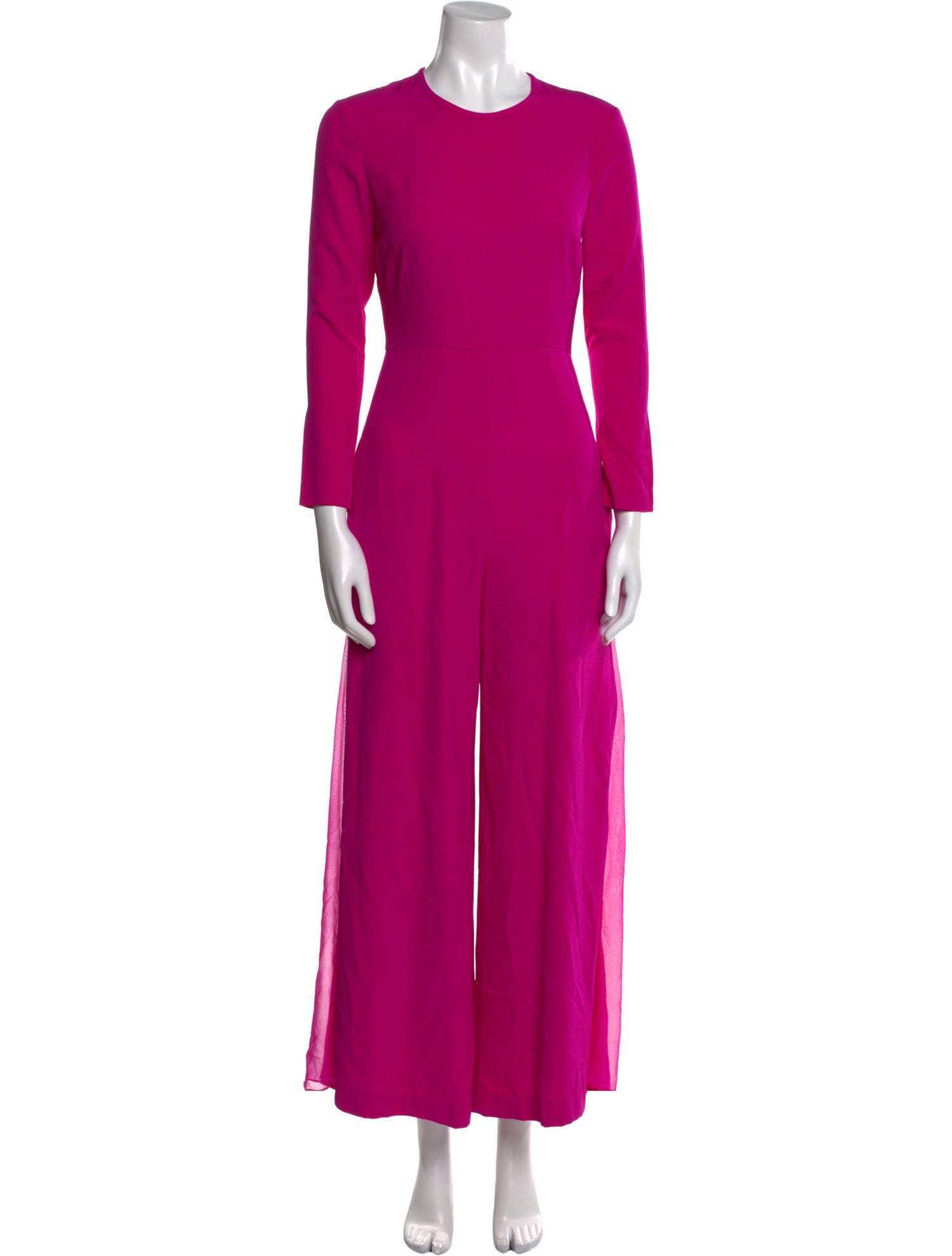 Adam Lippes Silk Crew Neck Jumpsuit