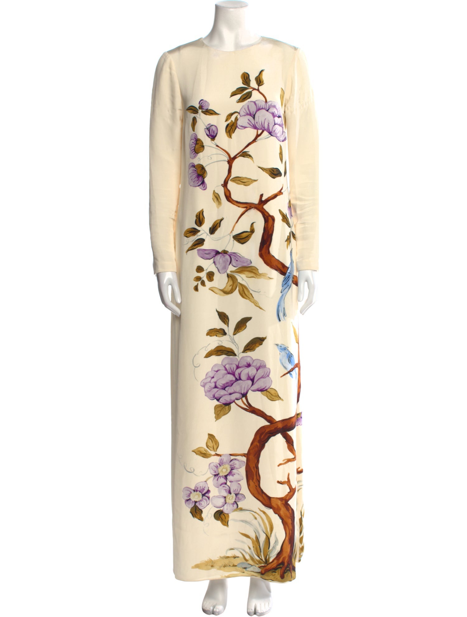 Adam Lippes Floral Print Long Dress