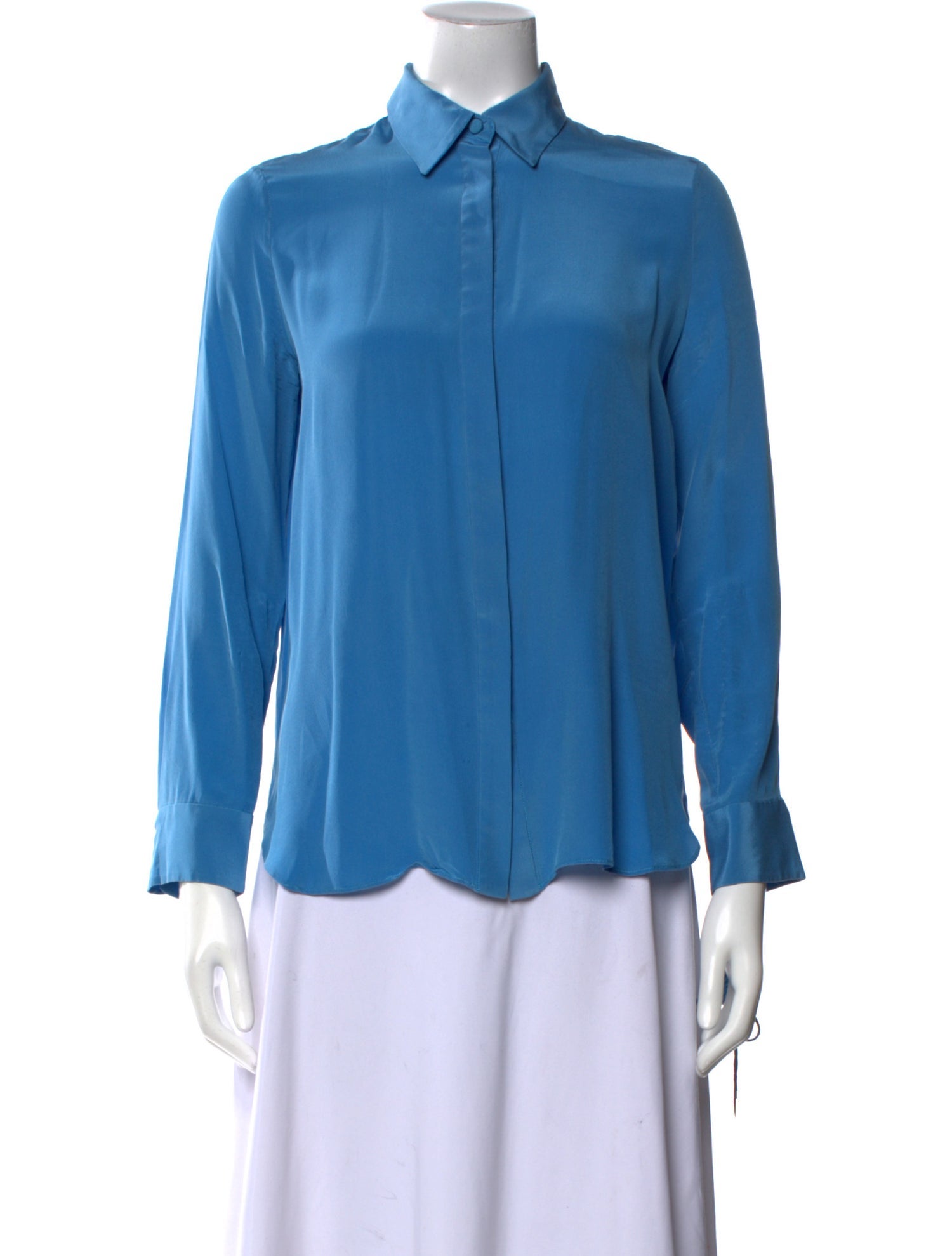 Adam Lippes Long Sleeve Button-Up Top