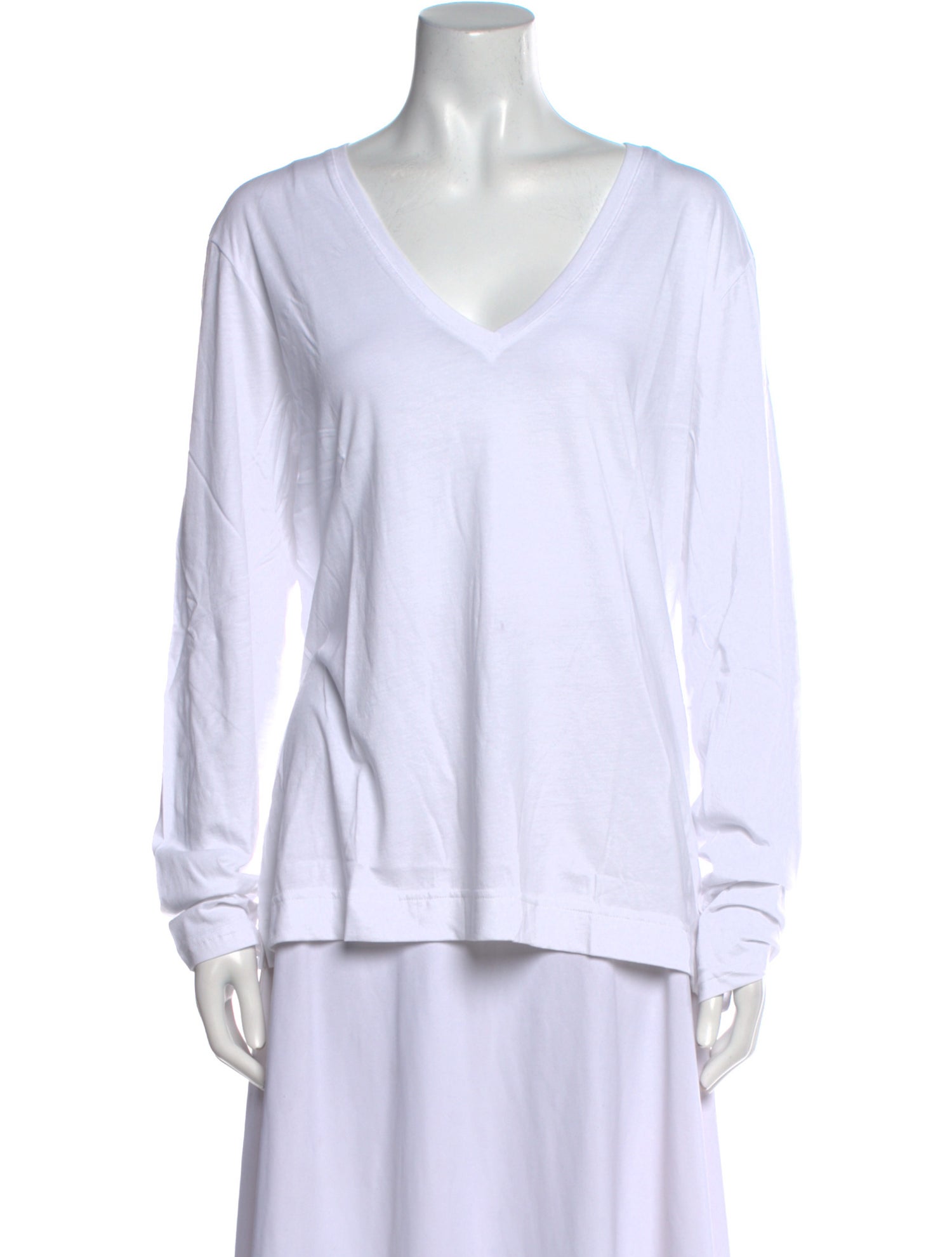Adam Lippes V-Neck Long Sleeve Top w/ Tags