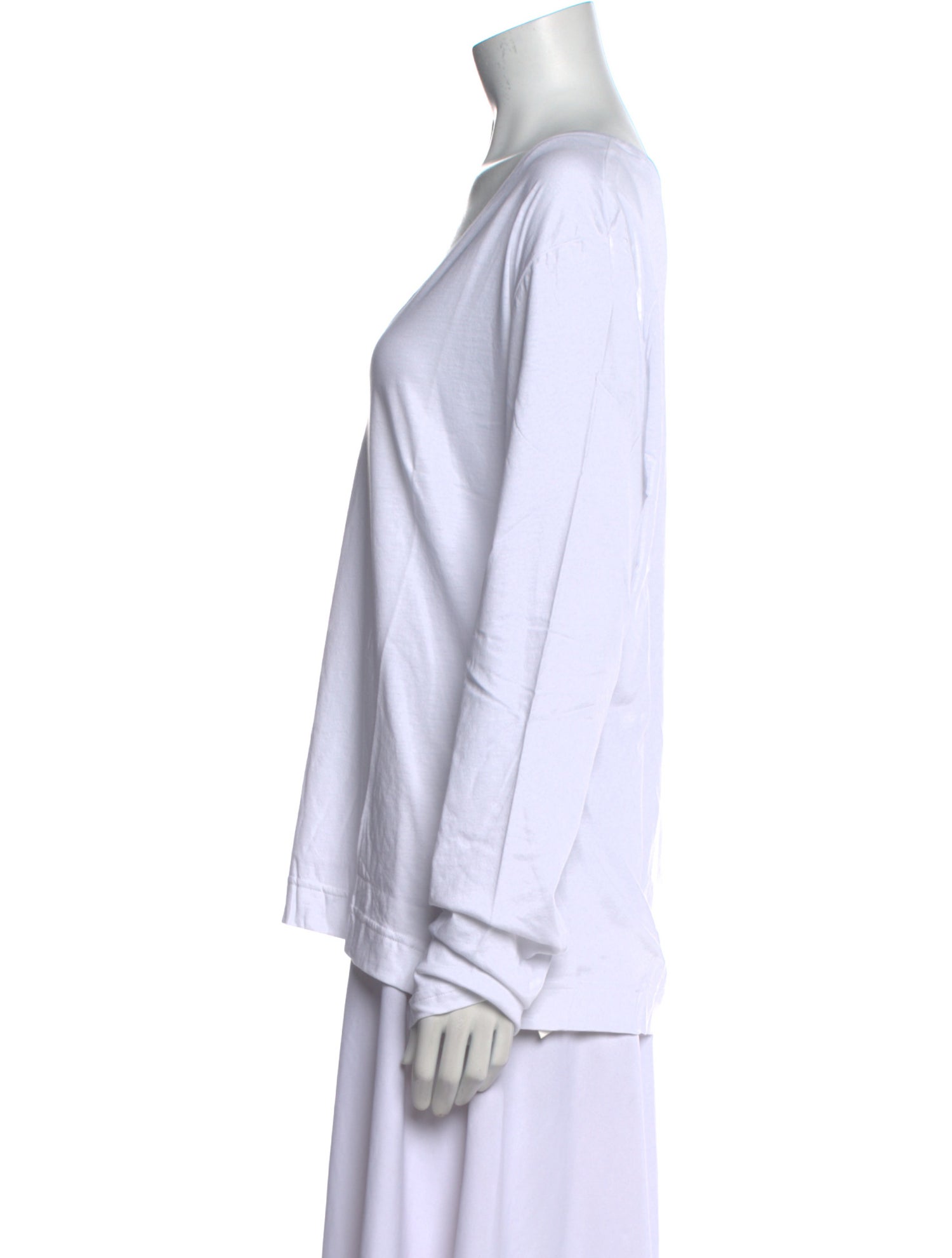 Adam Lippes V-Neck Long Sleeve Top w/ Tags