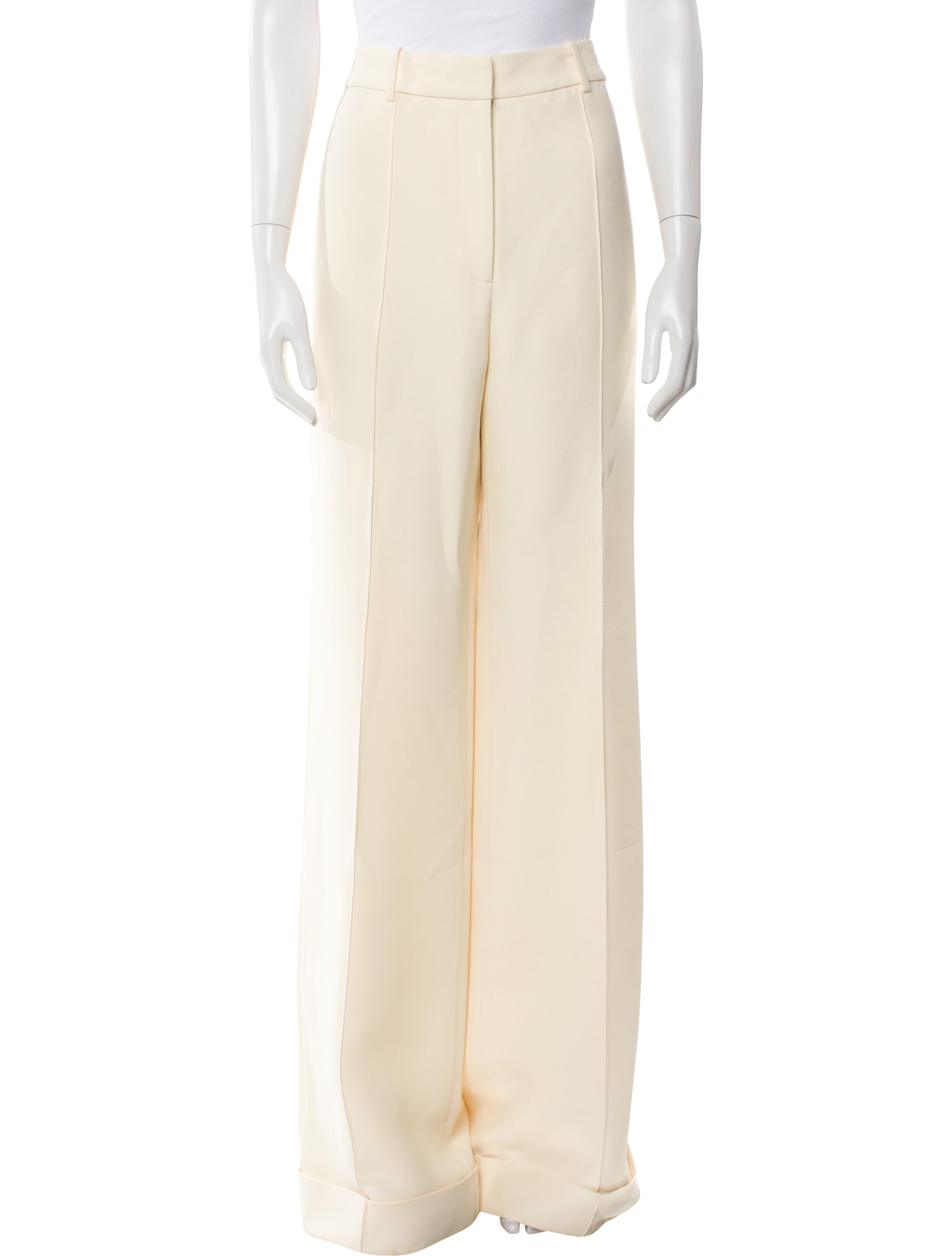 Adam Lippes Wool Wide Leg Pants