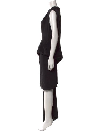 Adam Lippes Silk Plunge Neckline Jumpsuit