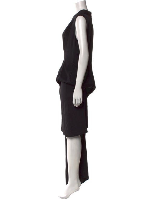 Adam Lippes Silk Plunge Neckline Jumpsuit