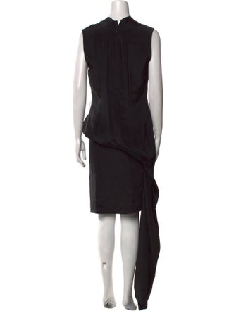 Adam Lippes Silk Plunge Neckline Jumpsuit
