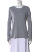 Adam Lippes Scoop Neck Long Sleeve T-Shirt