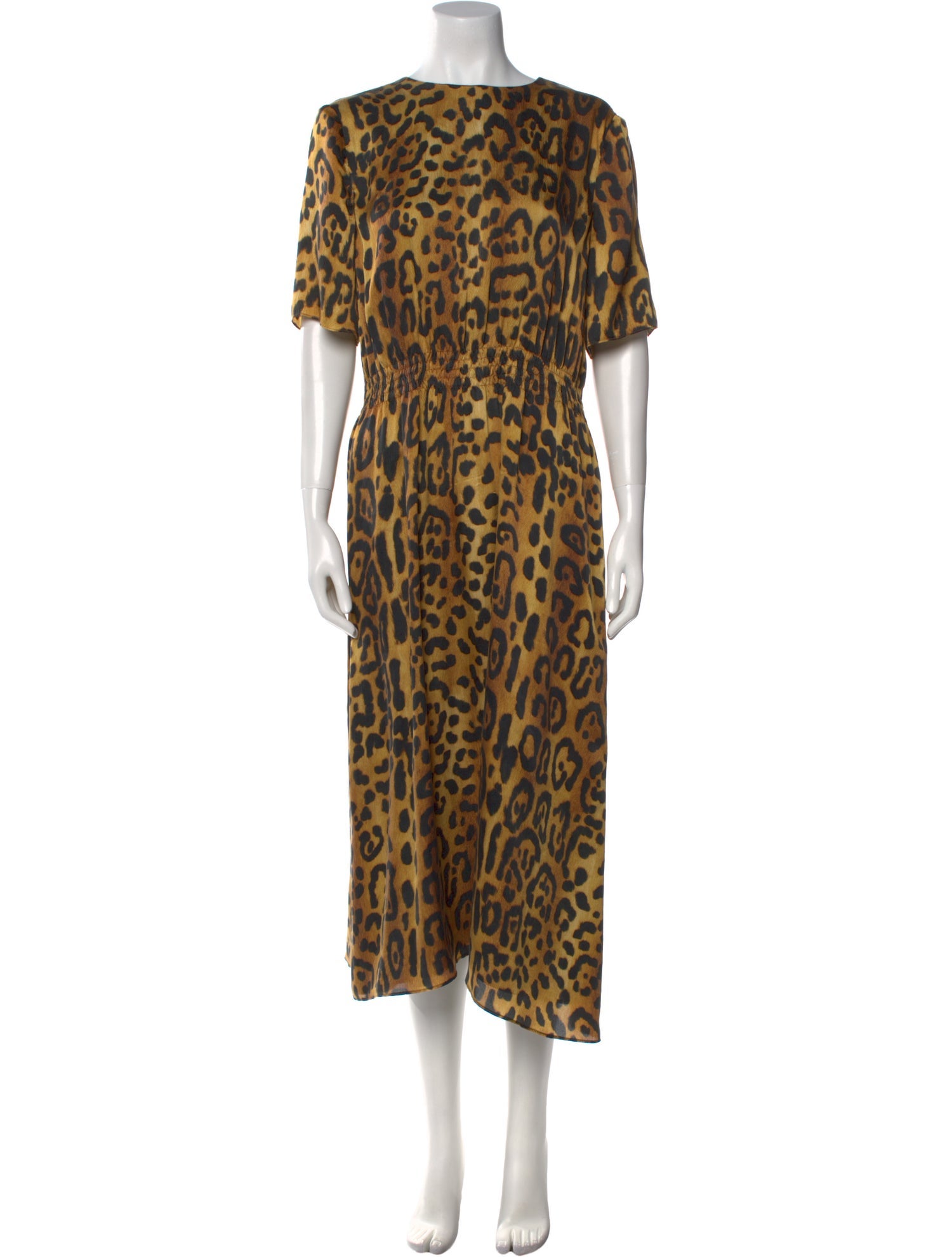 Adam Lippes Animal Print Long Dress
