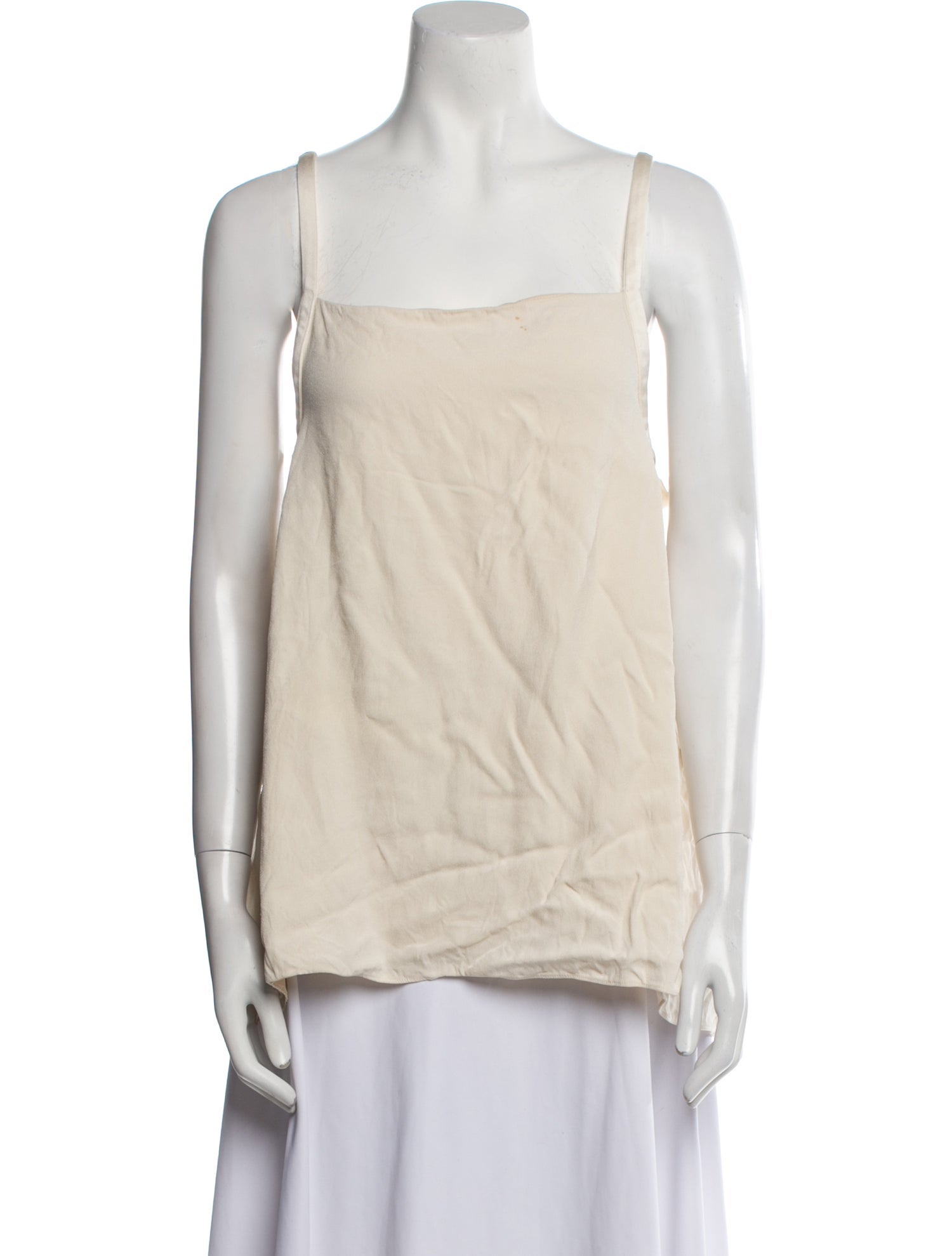 Adam Lippes Square Neckline Sleeveless Top