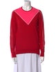 Adam Lippes Merino Wool Colorblock Pattern Sweater