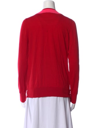 Adam Lippes Merino Wool Colorblock Pattern Sweater