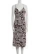 Adam Lippes Printed Midi Length Dress