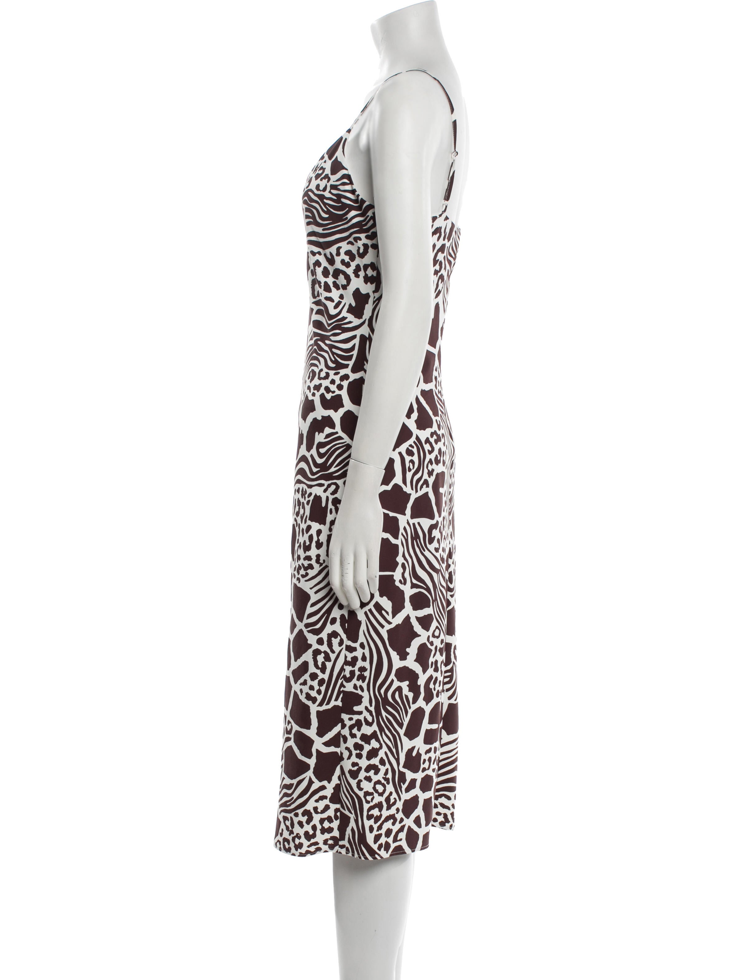 Adam Lippes Printed Midi Length Dress