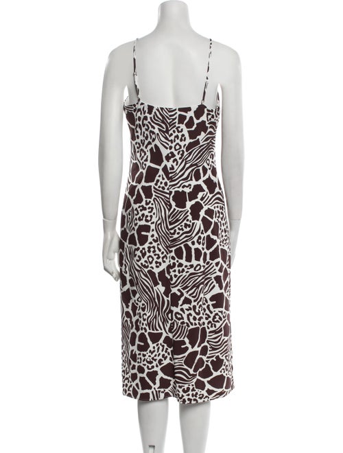Adam Lippes Printed Midi Length Dress