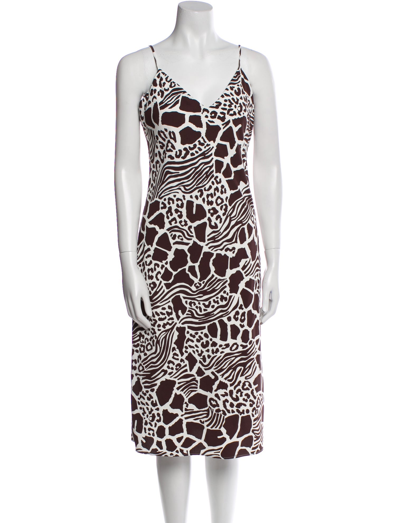 Adam Lippes Printed Midi Length Dress