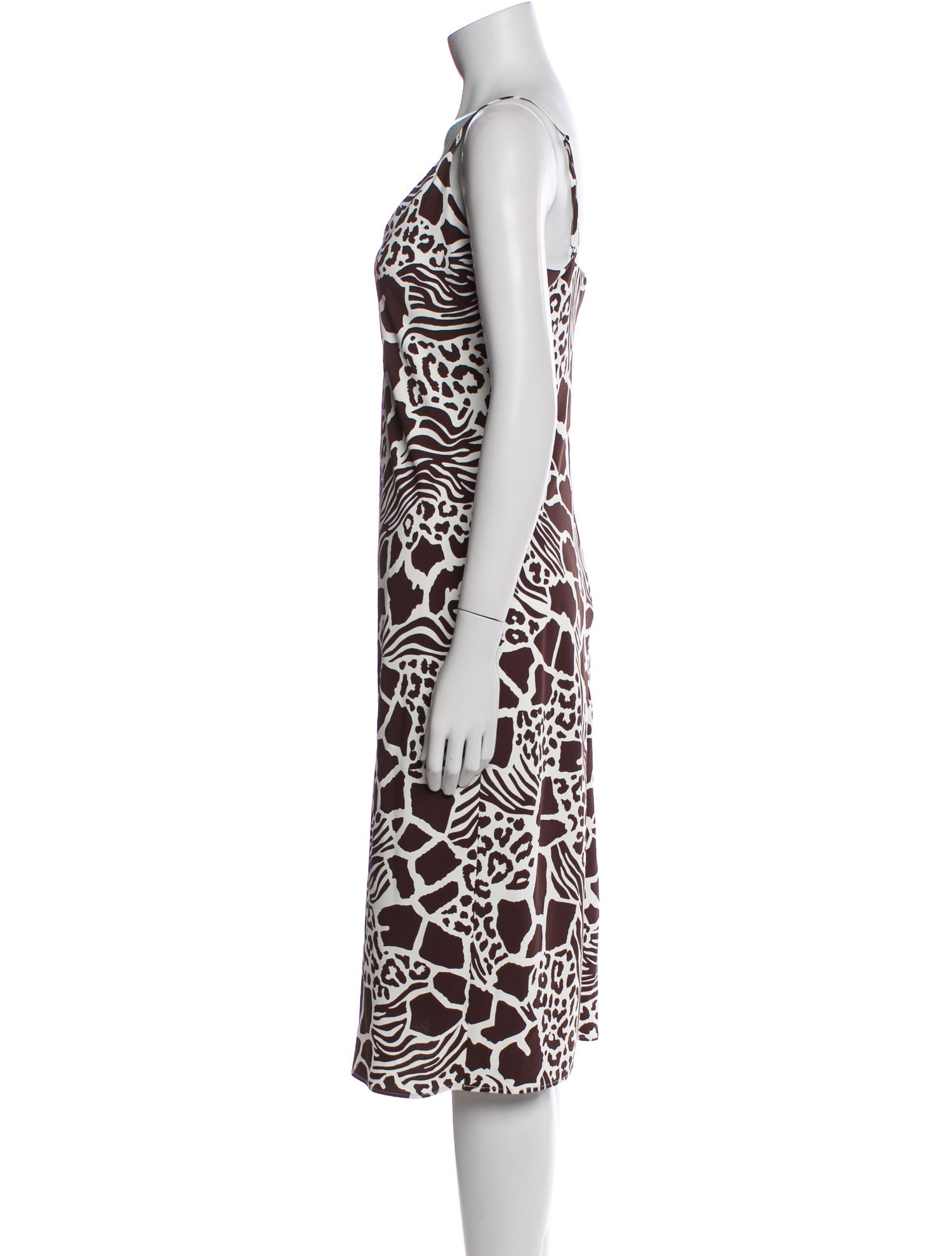Adam Lippes Printed Midi Length Dress