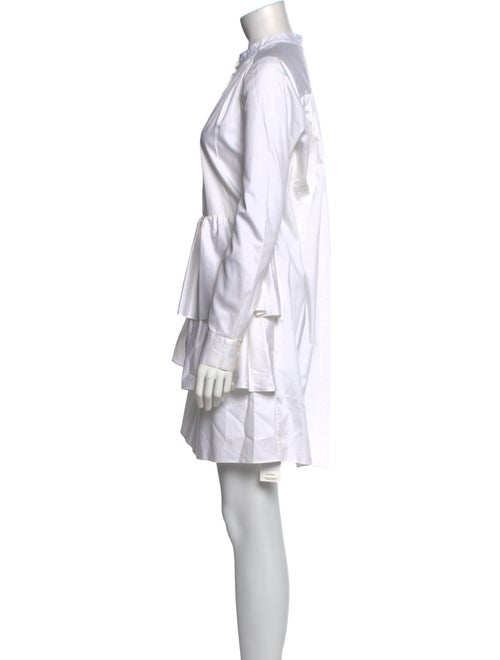 Adam Lippes Mock Neck Mini Dress