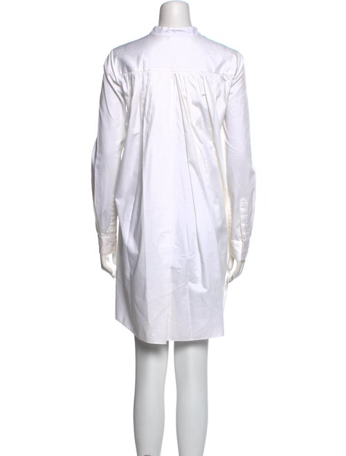 Adam Lippes Mock Neck Mini Dress