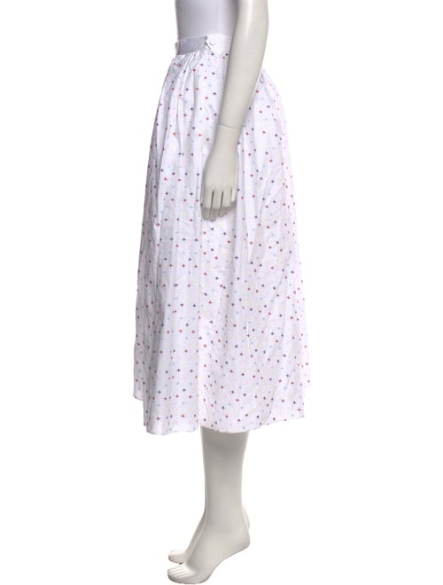 Adam Lippes Printed Knee-Length Skirt