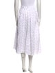 Adam Lippes Printed Knee-Length Skirt
