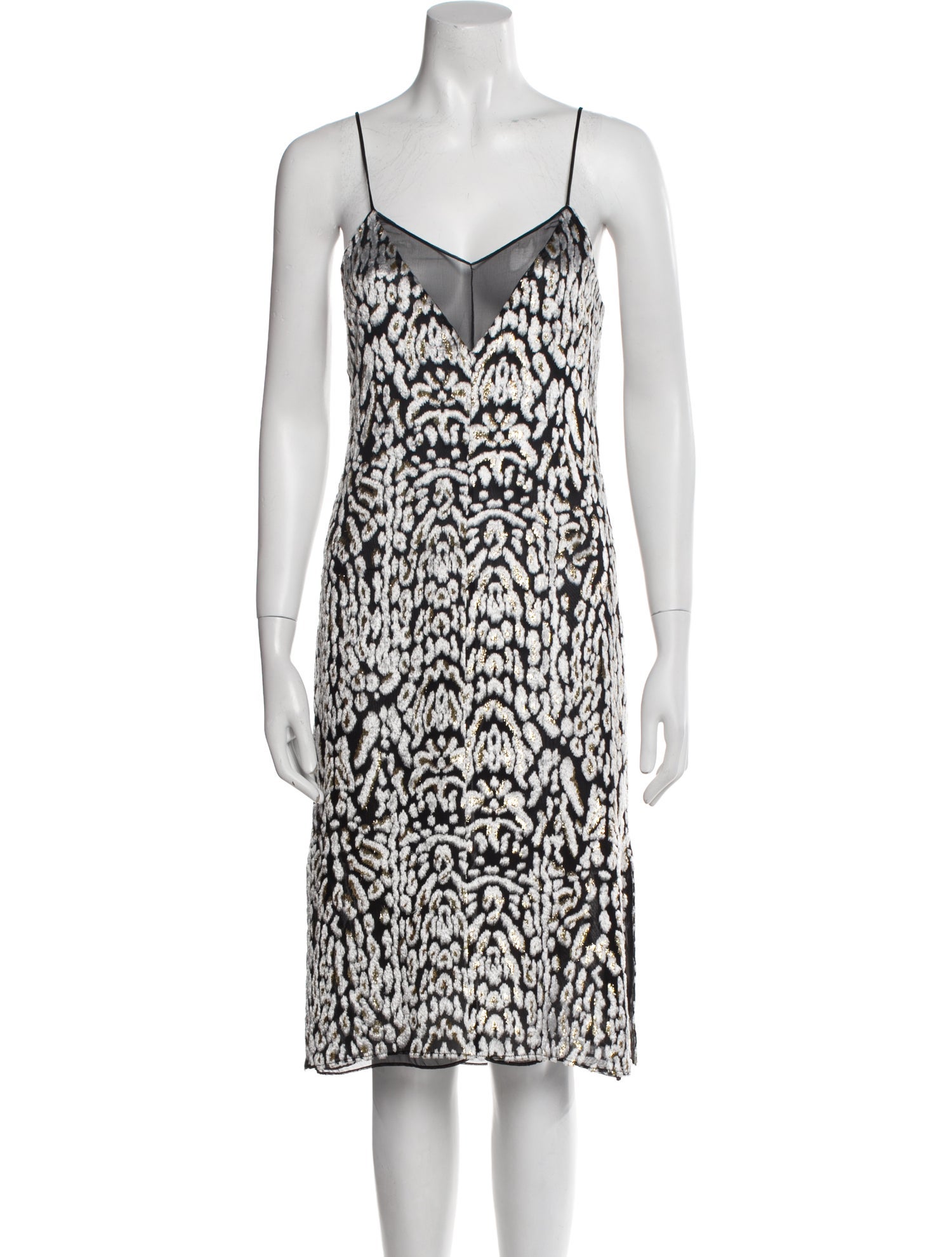 Adam Lippes Printed Knee-Length Dress