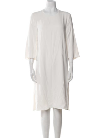 Adam Lippes Scoop Neck Midi Length Dress