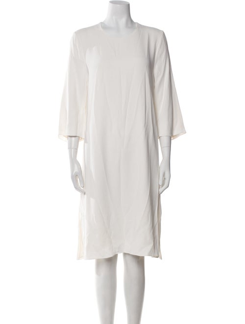 Adam Lippes Scoop Neck Midi Length Dress