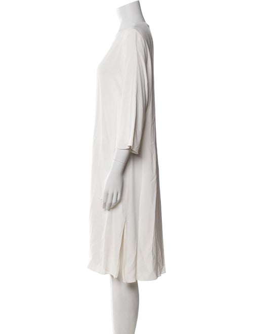 Adam Lippes Scoop Neck Midi Length Dress