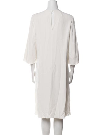 Adam Lippes Scoop Neck Midi Length Dress