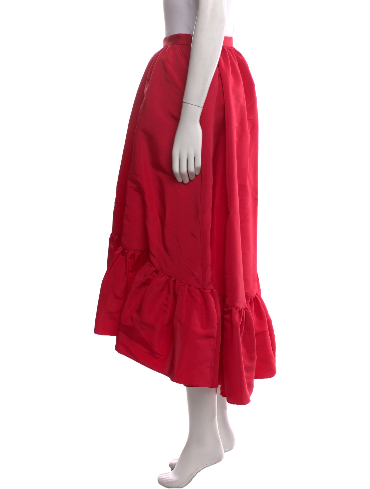 Adam Lippes Silk Midi Length Skirt