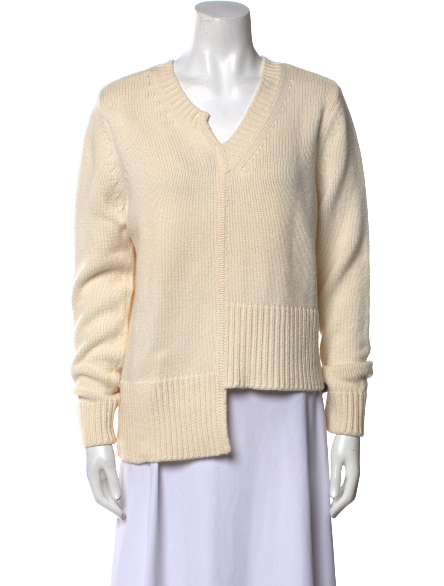 Adam Lippes Merino Wool V-Neck Sweater