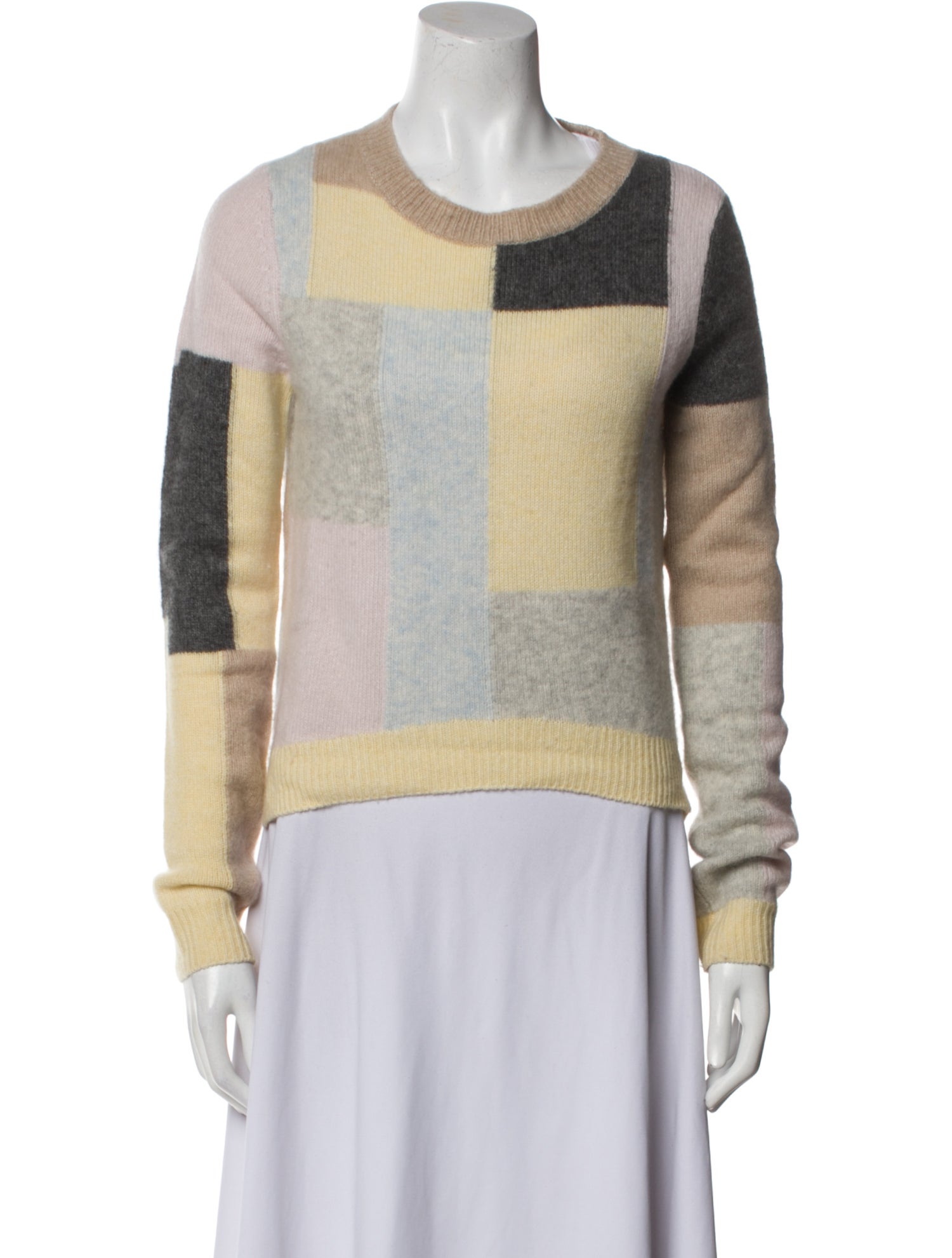 Adam Lippes Cashmere Printed Sweater