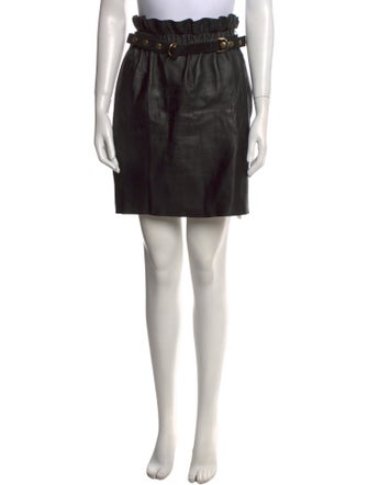 Adam Lippes Leather Knee-Length Skirt