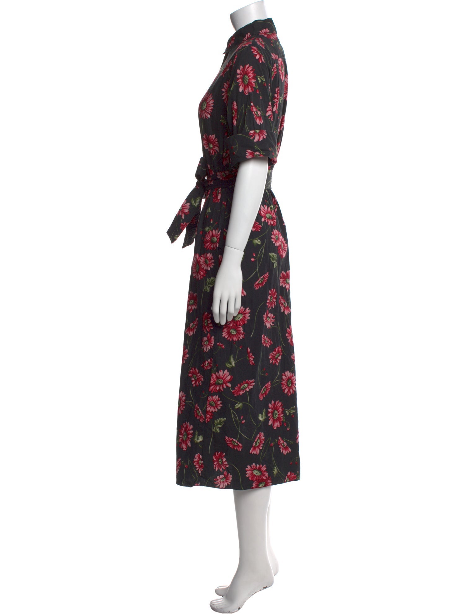 Adam Lippes Floral Print Long Dress