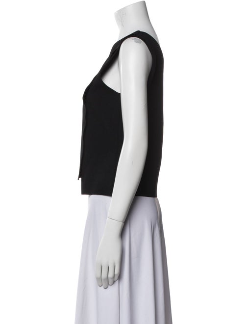 Adam Lippes One-Shoulder Sleeveless Crop Top