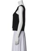 Adam Lippes One-Shoulder Sleeveless Crop Top