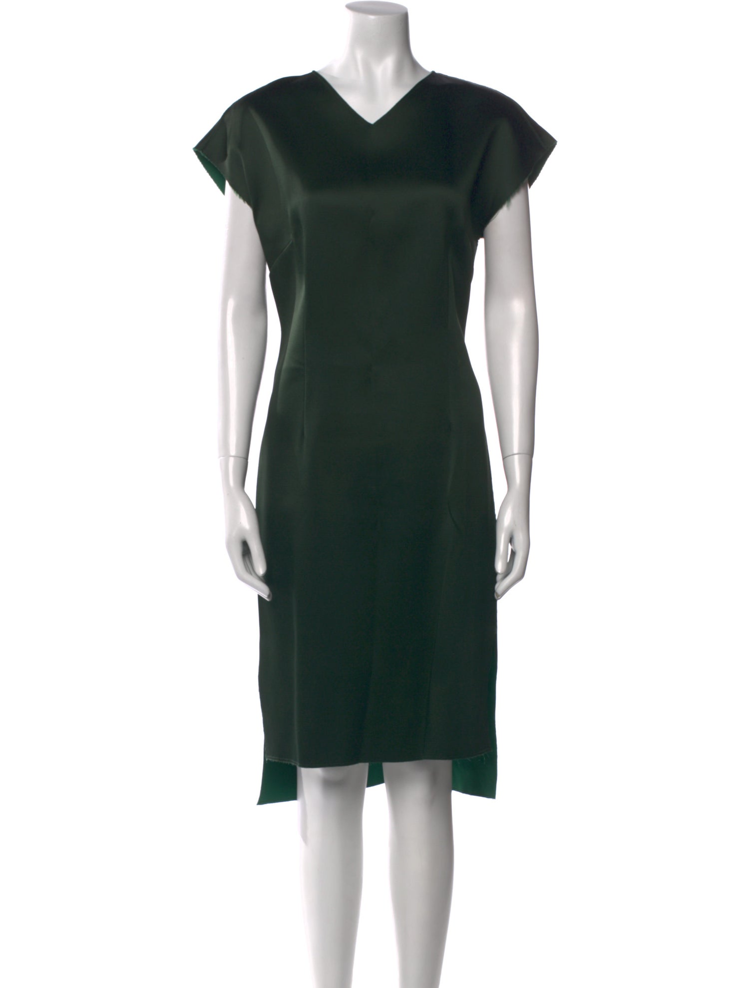 Adam Lippes V-Neck Midi Length Dress