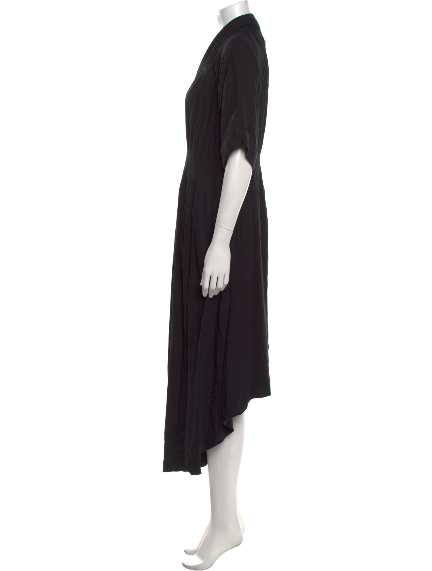 Adam Lippes V-Neck Midi Length Dress