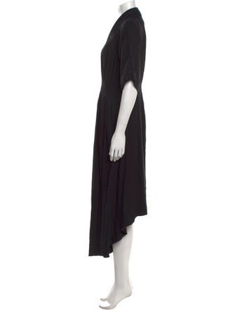 Adam Lippes V-Neck Midi Length Dress