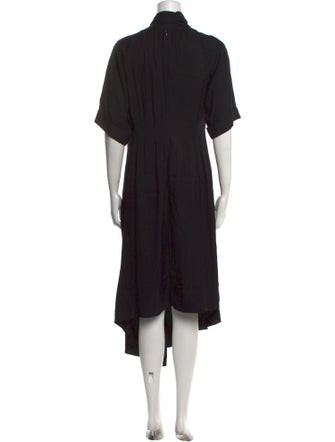 Adam Lippes V-Neck Midi Length Dress