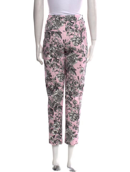 Adam Lippes Floral Print Skinny Leg Pants