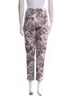 Adam Lippes Floral Print Skinny Leg Pants